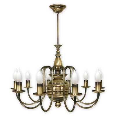 Juliette 10 - Light Candle Style Chandelier
