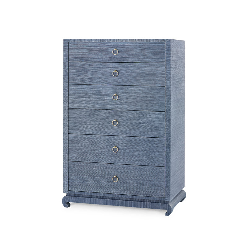 Ming 6 - Drawer Dresser, Navy Blue