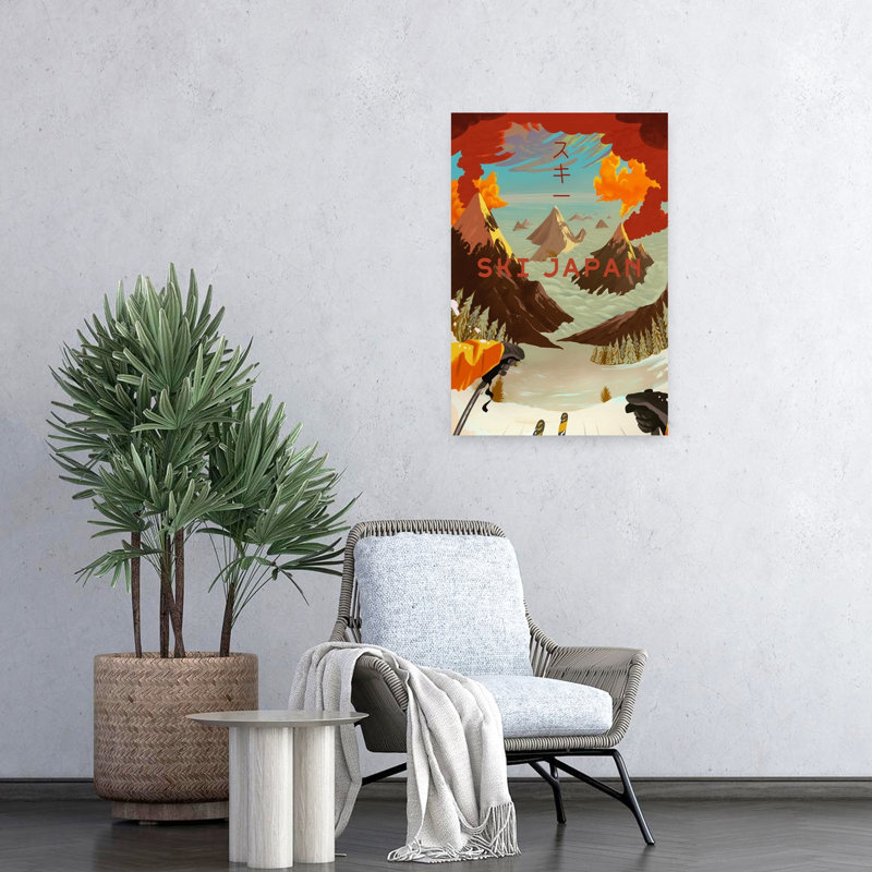 Art contemporain Art contemporain hivernal, 24" H x 16" W