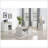 Rustic Style Antique White 1Pc Sofa Table Living Room Side Table W Drawers Barnyard Design