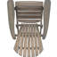 Chaise d'extérieur grise, fabriquée en bois de qualité, pliable-916072742