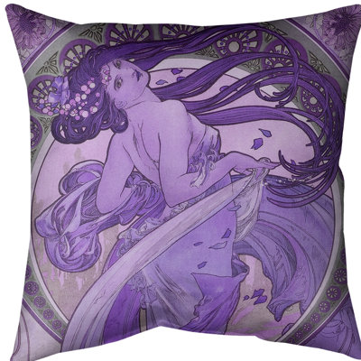 Coussin d'Alphonse Mucha la danse