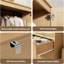 Armoire 70 "avec miroir, armoire en bois à 3 tiroirs, chêne 70"-1219567908