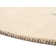 Handwoven Wool Gabbeh Uni White Rug