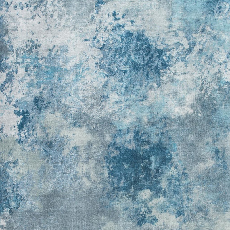Tapis bleu et blanc Sky, Rectangle 8 pi x 10 pi