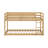 Wooden Solid Floor Bunk Bed With Ladder-1748744066