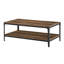 Table basse bicolore avec tablette de rangement inférieure Feickert-33392096