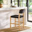 Tabouret de comptoir tissé Dutton-1061266535