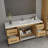Victoria 60'' Wall-Mounted Vanity with Single Reinforced Acrylic Sink & Rack-98932723