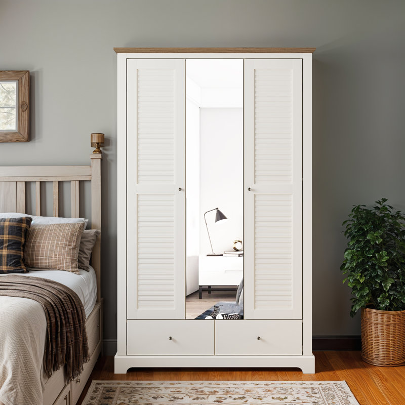 Gemstone 3 Door Wardrobe with Mirror