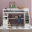 Lit mezzanine double avec tiroirs Varujhan Kids-2061484385