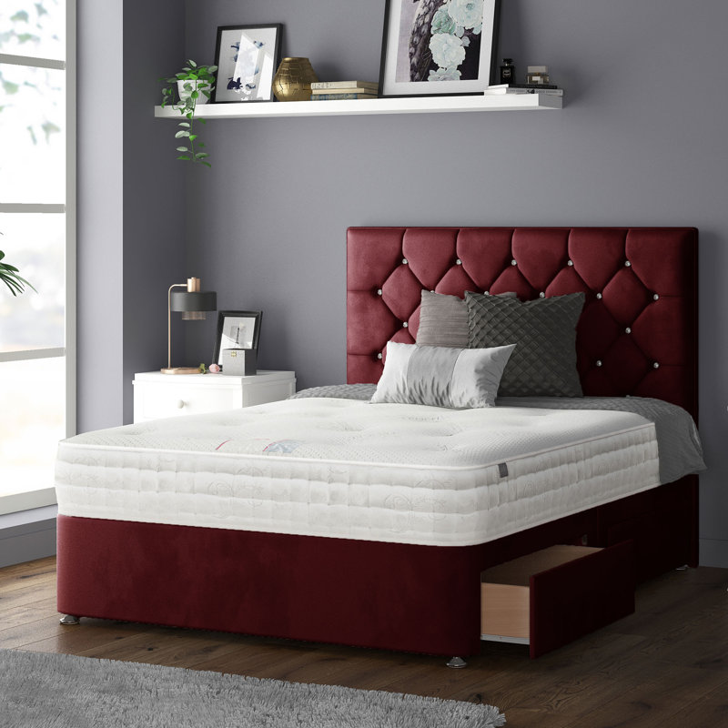 Farallones Upholstered Headboard, Black, Small Double (4')