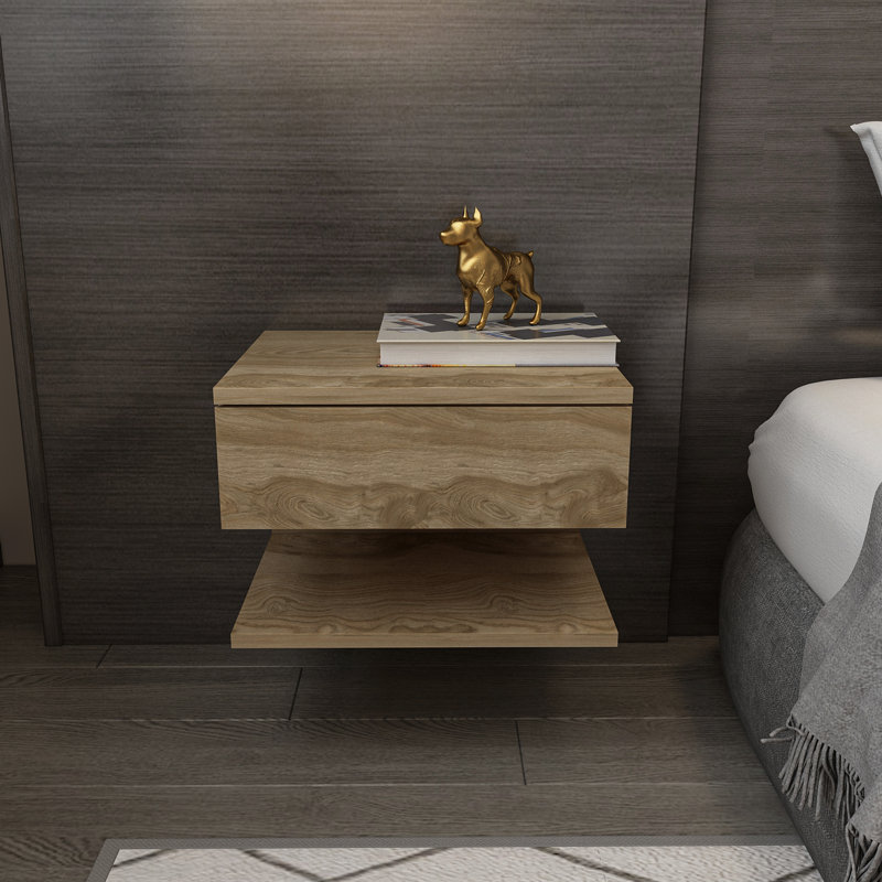 Dornall 17.7'' W Nightstand, Oak