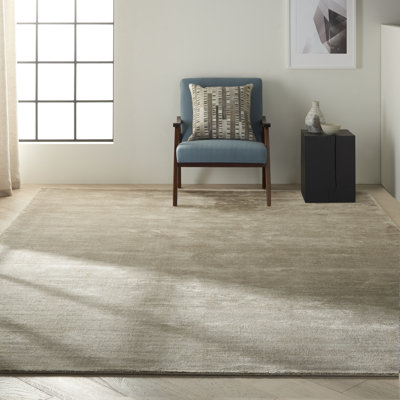 Lunar Solid Colour Hand Woven Area Rug