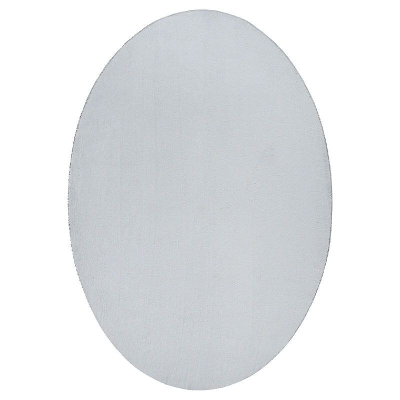 Rugs Grey Area Rugs Contemporary, Oval 140 x 200 cm, Polyester