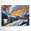 "Transport", train rétro, affiches sur toile beige-1310497268