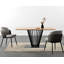 Chambersburg Beech Metal Base Dining Table