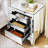 Silver Mirror Three Drawer Cabinet
