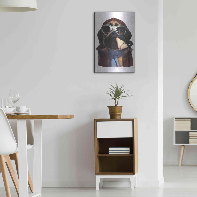 «Aviator Pug» par Thomas Fluharty, H 24 po x l 16 po