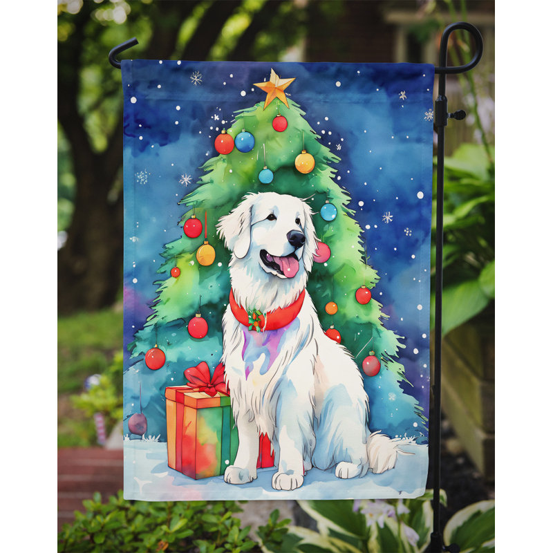 Drapeau de jardin en polyester à 2 faces, H 15,5 po x l 11,25 po