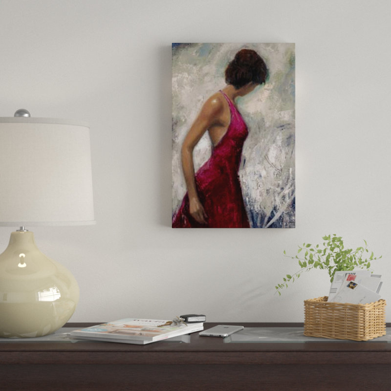 « figures », impression sur toile, H 40 po x l 26 po x P 1,5 po, Pas de tapis, Toile tendue