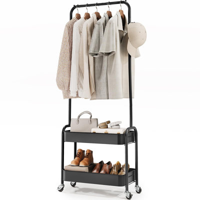 51cm Rolling Clothing Rack
