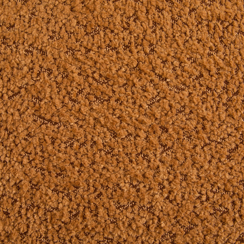 82Inches Boucle Sherpa Sofa -Caramel, Caramel Boucle