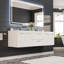Meuble-lavabo mural double 72 po avec comptoir en acrylique Aberdeen-88597370