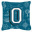 Monogramme initiale mer Doodles intérieur/extérieur Throw Pillow-14982880-14982902