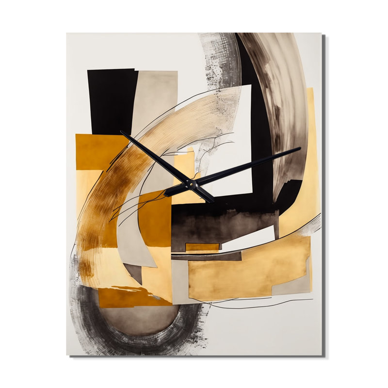 Irshad - Très grandes horloges murales modernes, H 32 po x l 24 po x P 1 po