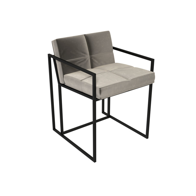 Wattripont Velvet Armchair, Brass Brushed, Silver