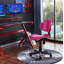 Chaise de bureau pivotante à 360 ° Aldous avec dossier en filet et hauteur réglable-481068123