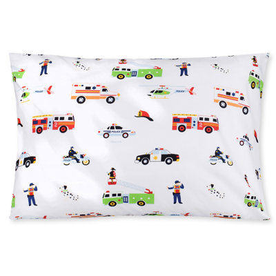 Wildkin Kids Microfiber Standard Pillowcase – Soft & Breathable Pillow Cover - Heroes