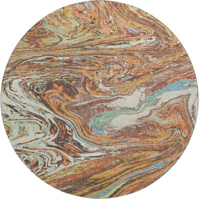 Premium Machine Washable Cossette AMF1061 Abstract Rug