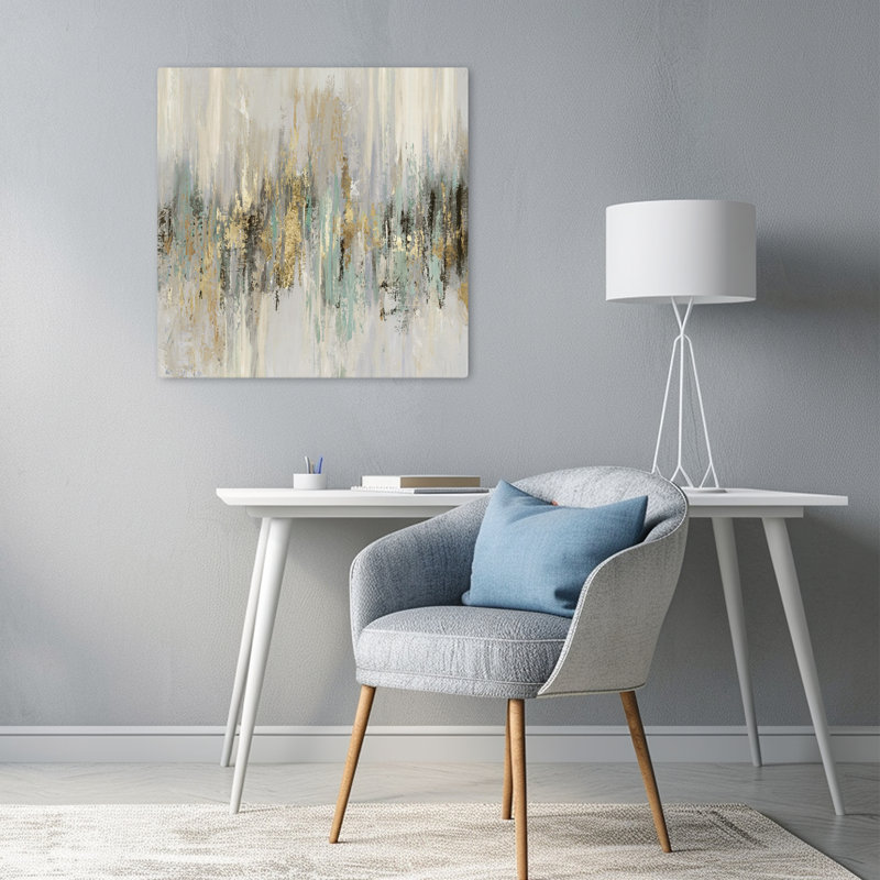 (Rf166-A) Art moderne moderne, H 24 po x l 24 po