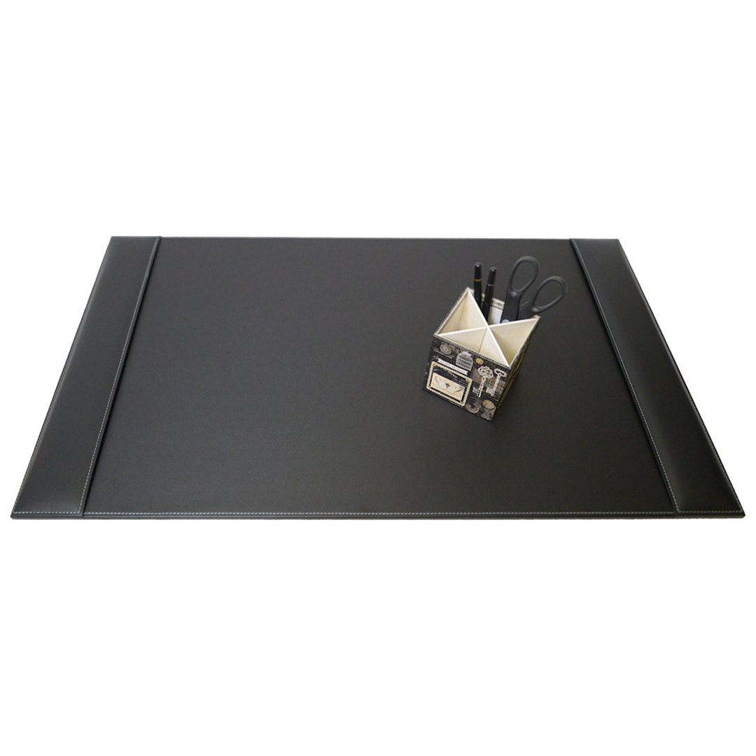 Mehta Leather Desk Pad Charlton Home®