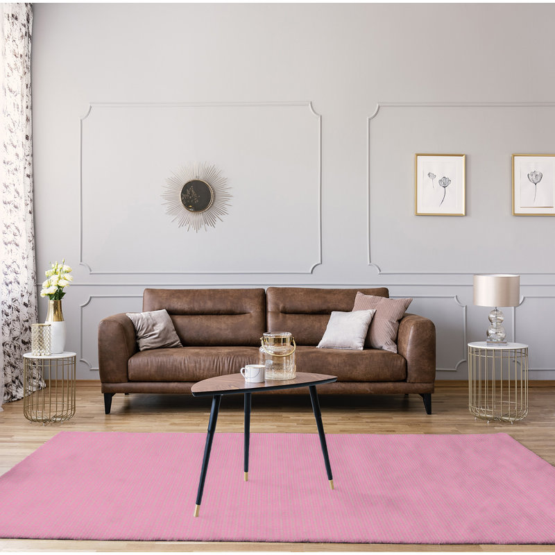 Tapis zone rose napperon, Rectangle 5 pi x 7 pi