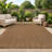 Geometric Border Natural/Jute Easy-Care Indoor/Outdoor Flat Woven Area Rug-657002383-667755526