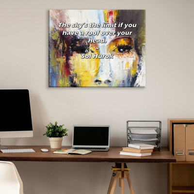 Astoria Grand Gallery Wrapped Canvas By Sandra Turner: "The soul is not in the body, the body rests i