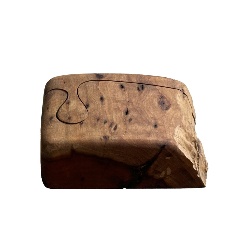 Boîte à casse-tête - Bois de dattes, H 3 po x l 5 po x P 2 po