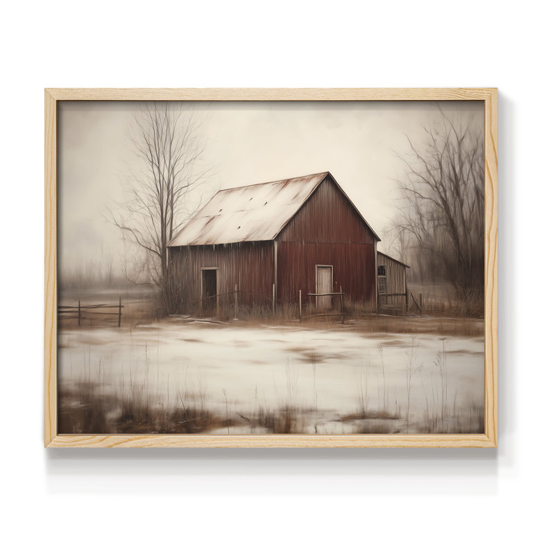 Art de Noël - CML XXXV - Reproduction encadrée - Restickable, H 22 po x l 28 po, Naturel