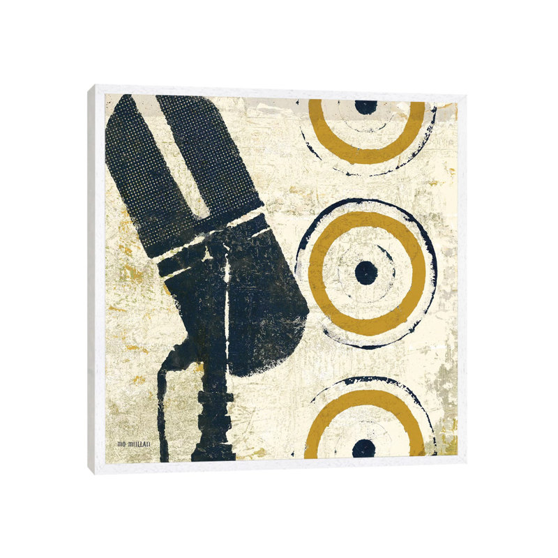 High Fidelity Square II 1 Piece Wall Art on Canvas, 66.04 cm H x 66.04 cm W, White Framed
