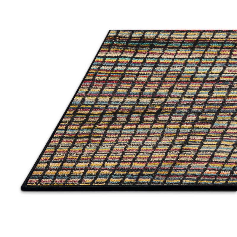 Abstract Indoor Rug, Rectangle 7' x 10'