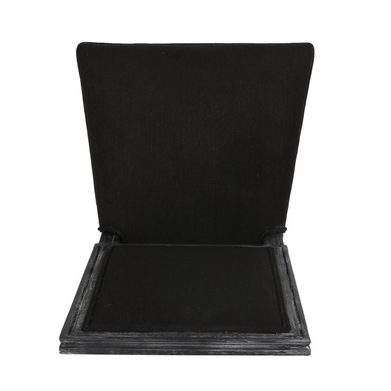 Chaise de salle à manger, Noir, Noir