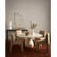 Baobab Round Mahogany Wood Dining Table