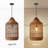 Vintage Rattan Pendant Light for Kitchen Island-1594975199