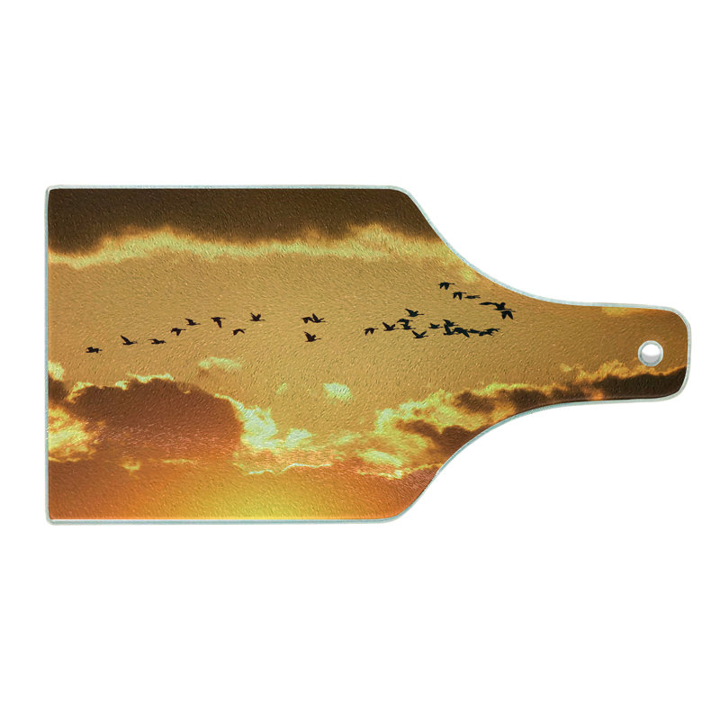 Planche à découper en verre trempé Ambesonne