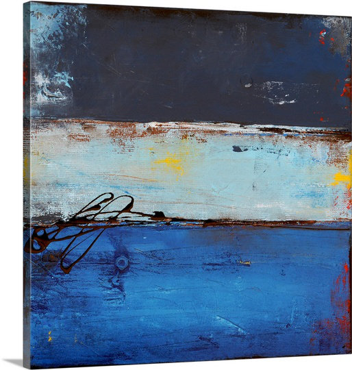 «Gnadenhutten Blue Dreams in Rio» par Erin Ashley, reproduction d'art sur toile, H 16 po x l 16 po x P 1,25 po