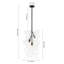 Lustre en verre bullé à 3 lumières Lelaina-2130717478-2108268992