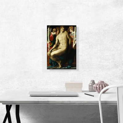 " The Dead Christ With Angels 1524 " by Rosso Fiorentino Painting Print
